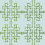 Papel pintado Boca Bamboo Thibaut Green and Blue T13903