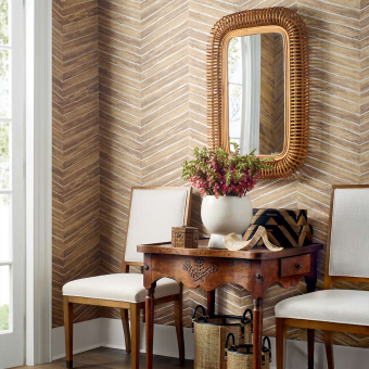 Papel pintado Wood Herringbone