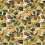 Tela Sunforest Clarke and Clarke Olive Russet F1660/03