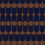 Papel pintado Cr&eacute;atone 6464 Papier fran&ccedil;ais  Marron Mat et Bleu Mat CREA-1-6464-023-M1