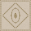 Papel pintado Conchiglie Fornasetti Cole and Son Gold on Stone 123/5025