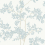 Papel pintado Lunaria Silhouette York Wallcoverings White Cloud Blue BL1802