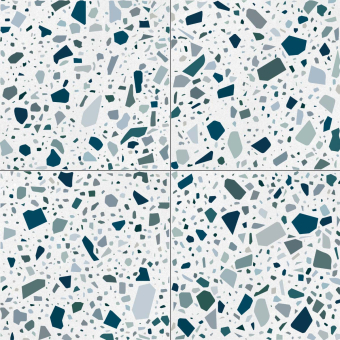 Gres porcelánico Confetti Bianco Petrolio