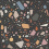Gres porcel&aacute;nico Confetti Nero Multicolor Quintessenza Ceramiche Nero multicolor CNF108M