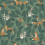 Papel pintado Woodland Friends Casadeco Vert Forêt 88277946