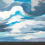 Papeles pintados panor&aacute;mico Cirrus Casadeco Bleu nuage 88886210