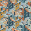 Papeles pintados panor&aacute;mico City Casadeco Bleu orange 87013211