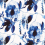 Papeles pintados panor&aacute;mico Beauty Full Image Ink Flower Casadeco Bleu/Blanc 84946408