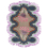 Alfombras Multifarious Flora Vol.II par Paula Cademartori Illulian Purple multifarious Flora v2-gold100-C