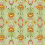 Papeles pintados panor&aacute;mico Flower Grotesque Texturae Green 221227-green