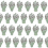 Papel pintado Celorio Gast&oacute;n y Daniela Verde LCW1020-verde