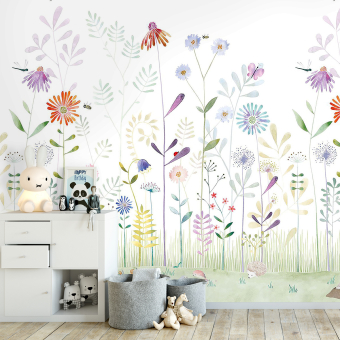 Papeles pintados panorámico The Garden Small Word With Snail