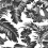 Papel pintado Plantation Gast&oacute;n y Daniela Negro GDW5449-negro