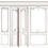 Papel pintado panor&aacute;mico Boiseries Haussmann Koziel Neige DPH034EU