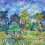 Papeles pintados panor&aacute;mico Foret Impressionniste Designers Guild Cobalt PDG1179/01