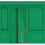 Papel pintado panor&aacute;mico Boiseries Haussmann Koziel Vert canopée DPH014EU