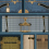 Papel pintado Luggage car Mindthegap blue-taupe WP20781