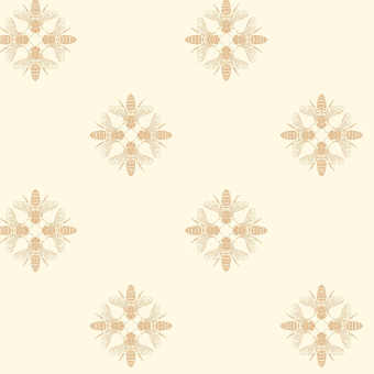 Papel pintado Abeilles