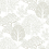 Papel pintado Arbre Kimono Initiales Doré/Blanc BW3851