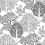 Papel pintado Arbre Kimono Initiales Noir/blanc BW3853