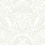 Papel pintado Aigrette Damass&eacute;e Initiales Ecru BW3932