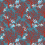 Papel pintado R&eacute;cif Little Cabari Bleu de prusse PP-09-50-REC-BDP
