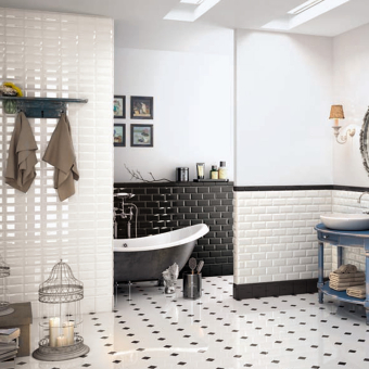 Gres porcelánico Metro rectangular