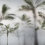 Papeles pintados panor&aacute;mico Oasis dans la Brume Koziel Noir Blanc CUST-BRUM04