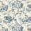 Papel pintado Erotic Toile de Jouy Pascale Risbourg Blue TDJBLU