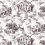 Papel pintado Erotic Toile de Jouy Pascale Risbourg Black TDJBLK