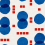 Papel pintado Rebel Dots Tres Tintas Barcelona White/Blue EF4902-1