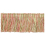 Frange mousse Villandry Houl&egrave;s Rose/vert 33029-9470