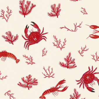 Papel pintado Crustaceos