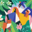 Papeles pintados panor&aacute;mico Le Jardin Etoffe.com x Claire Prouvost Multicolor lejardin-mul