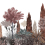 Papeles pintados panor&aacute;mico Toscane Tenue de Ville Terracotta POE201503