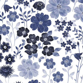 Papeles pintados panorámico Fleurs des Champs Célia
