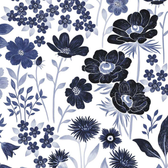 Papeles pintados panorámico Petites Fleurs des Champs Célia