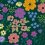 Papeles pintados panor&aacute;mico Fleurs des Champs Jeanne Koziel Multicolore CUST-JEANNE