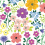 Papeles pintados panor&aacute;mico Fleurs des Champs Nelly Koziel Printemps CUST-NELLY