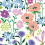 Papeles pintados panor&aacute;mico Petites Fleurs des Champs Nelly Koziel Printemps CUST-NELLYXS