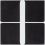 Baldosa hidr&aacute;ulica Plus square Marrakech Design Charcoal/Pure White plussquare-charcoal-pure white