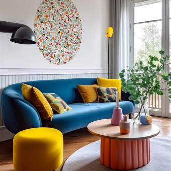 Papel pintado rond Herbier