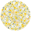 Papel pintado rond Herbier Koziel Jardin d'Asie CIRC-CF02