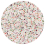 Papel pintado rond Herbier Koziel Jardin Anglais CIRC-CF03
