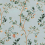 Papel pintado Birds Prosperity Coordonn&eacute; Turquoise B00125