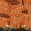 Papeles pintados panor&aacute;mico Tetris Chinoiseries Tres Tintas Barcelona Orange M5004-1