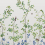 Papeles pintados panor&aacute;mico Bird & Bluebell Little Greene Ceviche bird-bluebell-ceviche