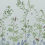Papeles pintados panor&aacute;mico Bird & Bluebell Little Greene Celestial blue bird-bluebell-celestial-blue