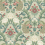 Papel pintado Paons Floral Classique Initiales VERT ET BEIGE CLAIR AC9104