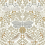 Papel pintado Jardin aux Papillons Initiales BEIGE ET BLANC AC9163